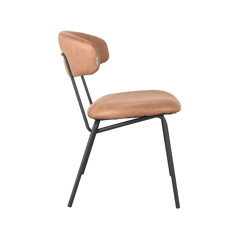 LABEL51 Eetkamerstoel Zack – Warme Microfiber Look – Comfort & Design